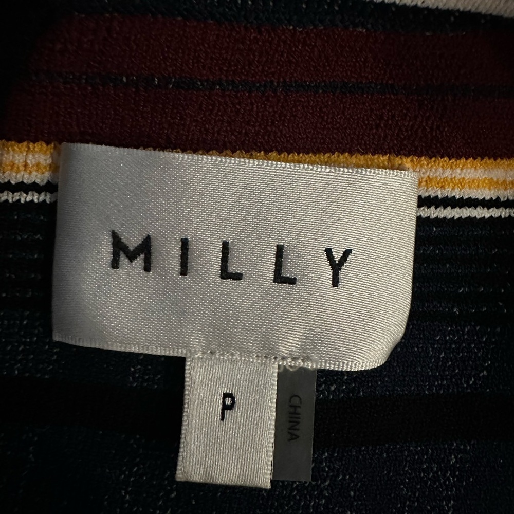 Milly Multicolor Bodycon Striped Dress size 4 - Picture 7 of 9
